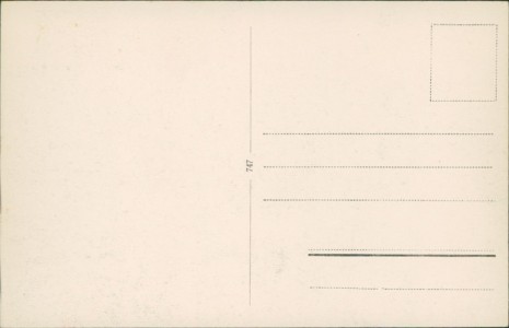 Adressseite der Ansichtskarte Wiesbaden, Kaiser Friedrich-Ring