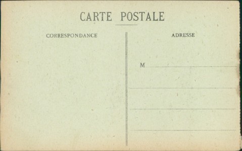 Adressseite der Ansichtskarte Longwy, 12 Novembre 1918 - Le départ des Boches