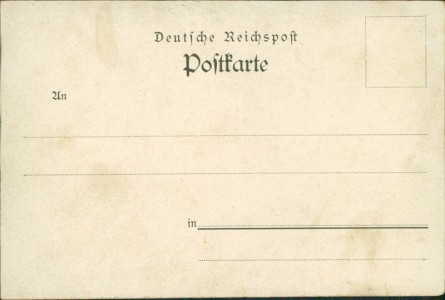 Adressseite der Ansichtskarte Tautenhain (Bad Klosterlausnitz), Gesamtansicht, Gemeinde-Gasthof zu Tautenhain