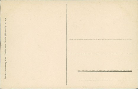 Adressseite der Ansichtskarte Werdenberg bei Buchs, Motiv aus dem uralten Städtchen