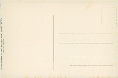 Adressseite der Ansichtskarte Starnberger See, Salondampfer Wittelsbach