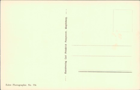 Adressseite der Ansichtskarte Heinkel-Kampfzweisitzer, 