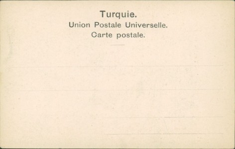 Adressseite der Ansichtskarte Fiancée druse du Mt Liban, Libanon / Lebanon