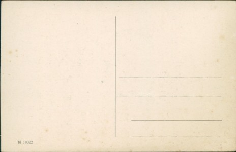 Adressseite der Ansichtskarte Rastatt, Karlsruher Tor