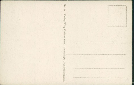 Adressseite der Ansichtskarte Savonnière bei Saint-Mihiel, Total