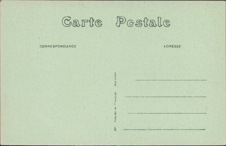 Adressseite der Ansichtskarte Lycée de Nice, Un Réfectoire