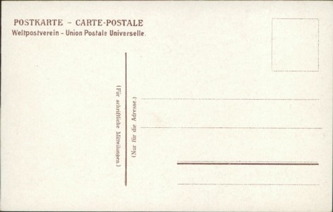 Adressseite der Ansichtskarte Munster i. Hann., Kirche