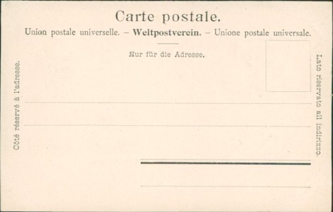 Adressseite der Ansichtskarte Finshaut, Le Chatelard et vallée de Finshauts