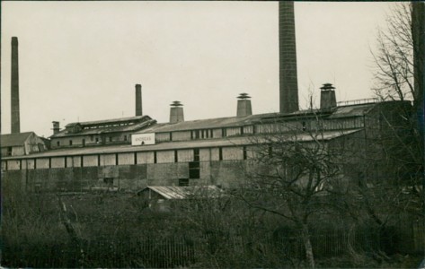 Alte Ansichtskarte Heming / Héming, Cimenterie / Zementwerk, véritable photo