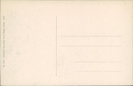 Adressseite der Ansichtskarte Welschnofen, Karersee-Hotel mit Rosengartengruppe