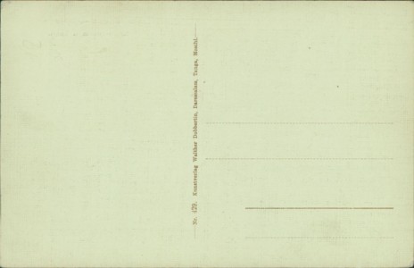 Adressseite der Ansichtskarte Deutsch-Ostafrika, Kaiser-Strasse in Tanga