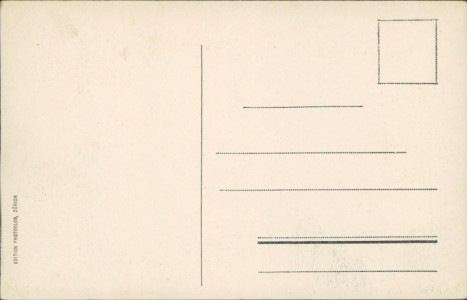 Adressseite der Ansichtskarte Belluno, Ampezzotal - Tre Croci gegen Monte Cristallo (3260 m)