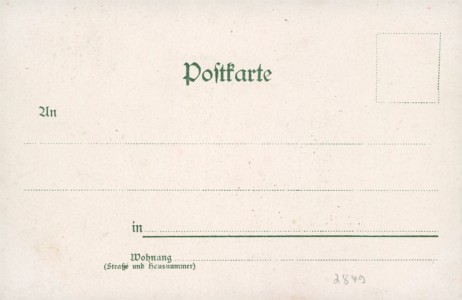 Adressseite der Ansichtskarte Berlin-Spandau, Alt-Spandau