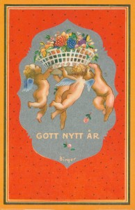 Alte Ansichtskarte Birger-Ericson, Gott nytt år