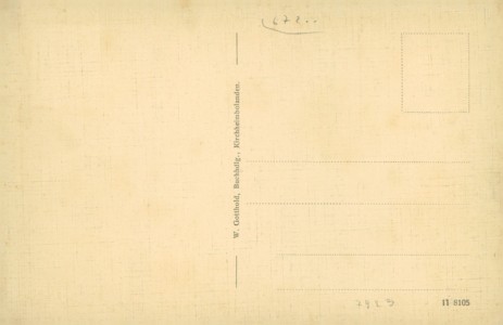 Adressseite der Ansichtskarte Kirchheimbolanden, Vorstadt