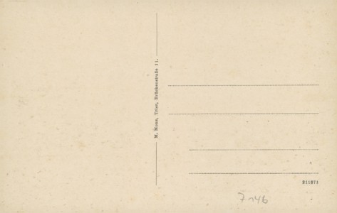 Adressseite der Ansichtskarte Trier, Caserne du Grand Couronné
