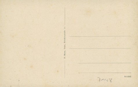 Adressseite der Ansichtskarte Trier, Foyer du Soldat