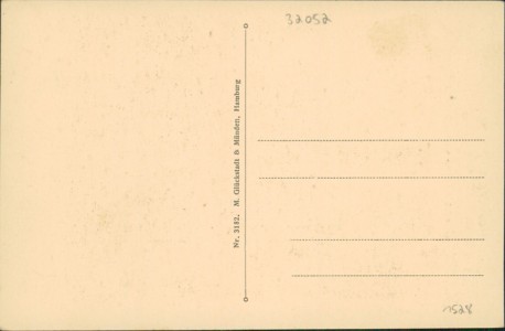 Adressseite der Ansichtskarte Herford, Altes Haus i. d. Brüderstr.