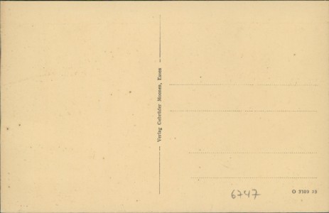 Adressseite der Ansichtskarte Castrop, Widumerstraße