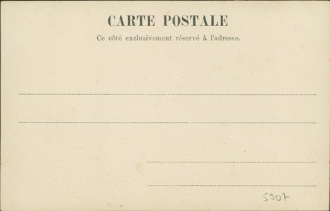 Adressseite der Ansichtskarte Konstantinopel / Constantinople, Cour de la Mosquée du Sultan Eyoup