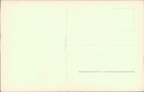 Adressseite der Ansichtskarte Magda Schneider, UFA