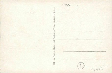 Adressseite der Ansichtskarte Haag (Morbach), Total, Handlung, Bes. Johann Jos. Mettler