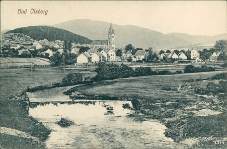 Alte Ansichtskarte Olsberg, Gesamtansicht
