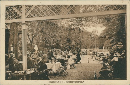 Alte Ansichtskarte Bad Godesberg, Kurpark-Restaurant