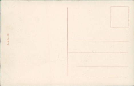 Adressseite der Ansichtskarte Hagen, Partie a. d. Maschinenbauschule