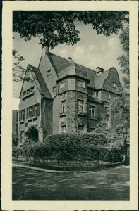 Alte Ansichtskarte Bad Godesberg, Privat-Pension Parkhaus "Eden", Inh. W. Wellhausen, Kaiserstr. 5 a, Ecke Kirchstr.