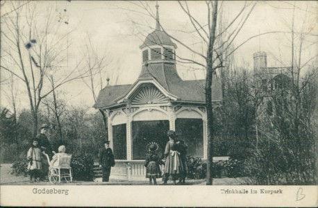 Alte Ansichtskarte Bad Godesberg, Trinkhalle im Kurpark