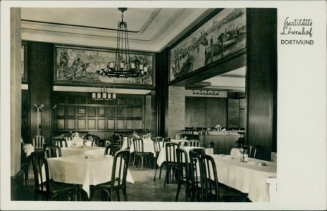 Alte Ansichtskarte Dortmund, Gaststätte Löwenhof
