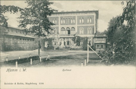 Alte Ansichtskarte Hamm, Kurhaus