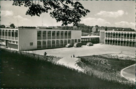 Alte Ansichtskarte Hattingen-Welper, Realschule