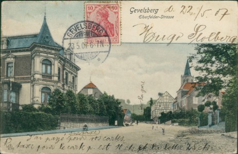 Alte Ansichtskarte Gevelsberg, Elberfelder-Strasse