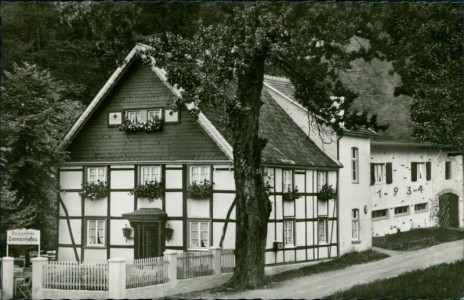 Alte Ansichtskarte Iserlohn-Obergrüne, Waldgaststätte Dannenhöfer