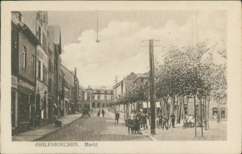 Alte Ansichtskarte Geilenkirchen, Markt