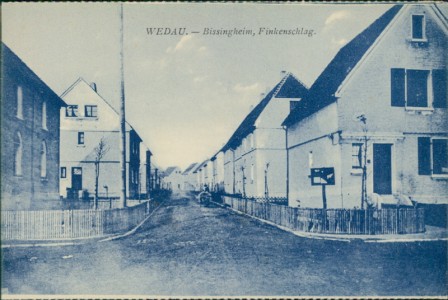 Alte Ansichtskarte Duisburg-Wedau, Bissingheim, Finkenschlag