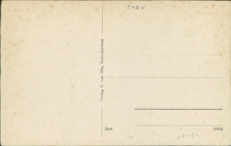 Adressseite der Ansichtskarte Geilenkirchen, Markt