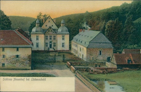 Alte Ansichtskarte Lüdenscheid, Schloss Neuenhof