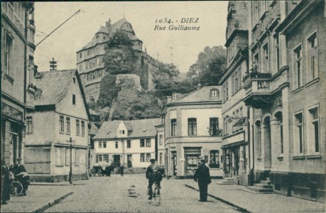Alte Ansichtskarte Diez, Rue Guillaume