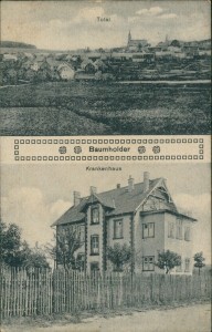 Alte Ansichtskarte Baumholder, Total, Krankenhaus