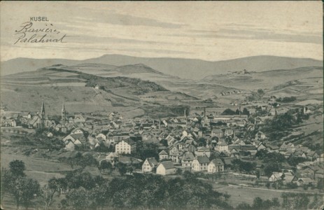 Alte Ansichtskarte Kusel, Gesamtansicht