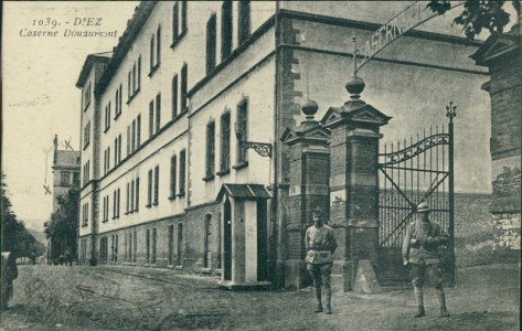 Alte Ansichtskarte Diez, Caserne Douaumont