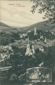 Alte Ansichtskarte Eppstein, Ansicht v. d. Villa Anna