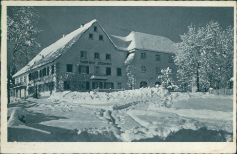 Alte Ansichtskarte Lenzkirch-Kappel, Gasthof-Pension "Sternen"