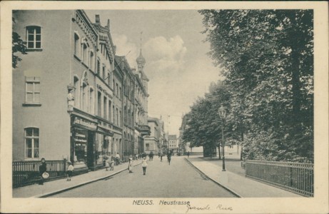 Alte Ansichtskarte Neuss, Neustrasse
