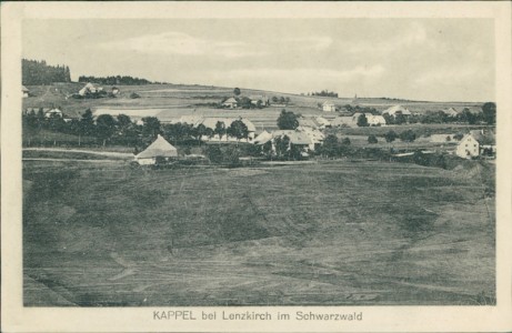 Alte Ansichtskarte Lenzkirch-Kappel, Gesamtansicht