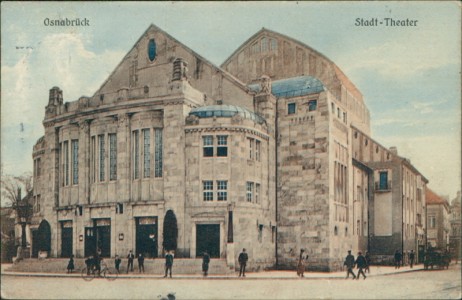 Alte Ansichtskarte Osnabrück, Stadt-Theater