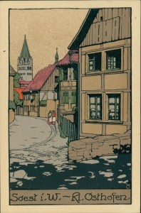 Alte Ansichtskarte Soest, Kl. Osthofen